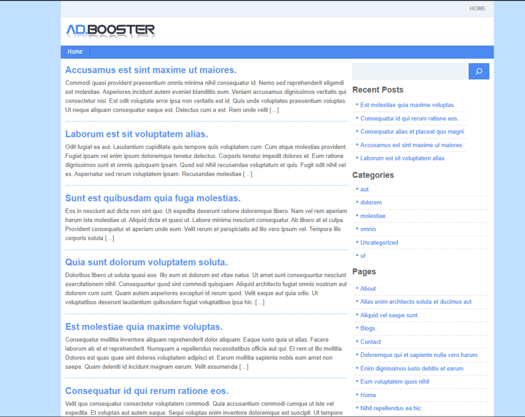 AdBooster Theme For AdSense